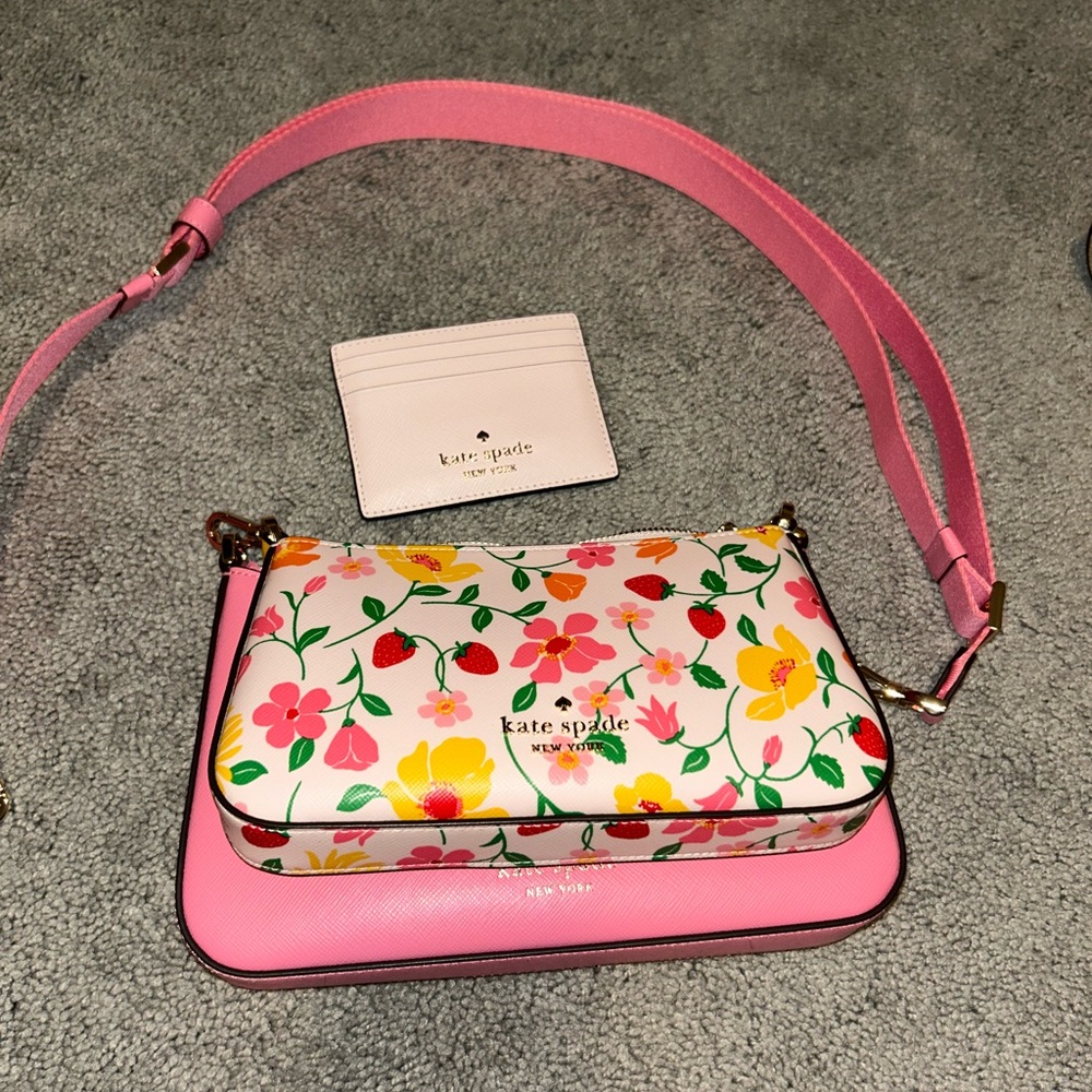 Kate Spade Multicolor Floral Crossbody Bag